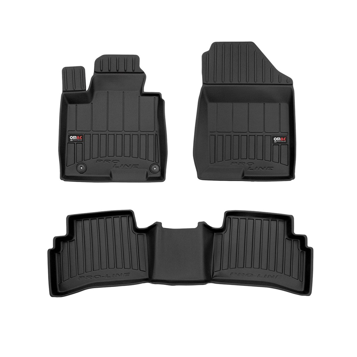 Hyundai Tucson Floor Mat - Omac - Premium TPE - Black - 2022-2025